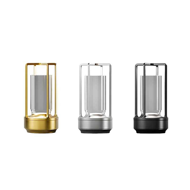 Crystal Lantern Cordless LED Table Lamp