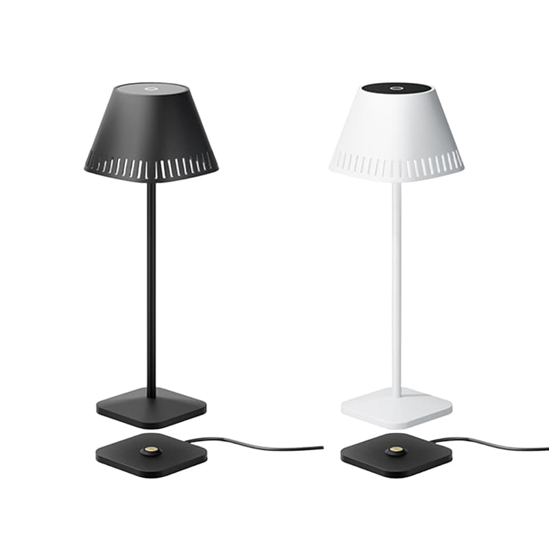 Slotted Lantern Cordless LED Table Lamp